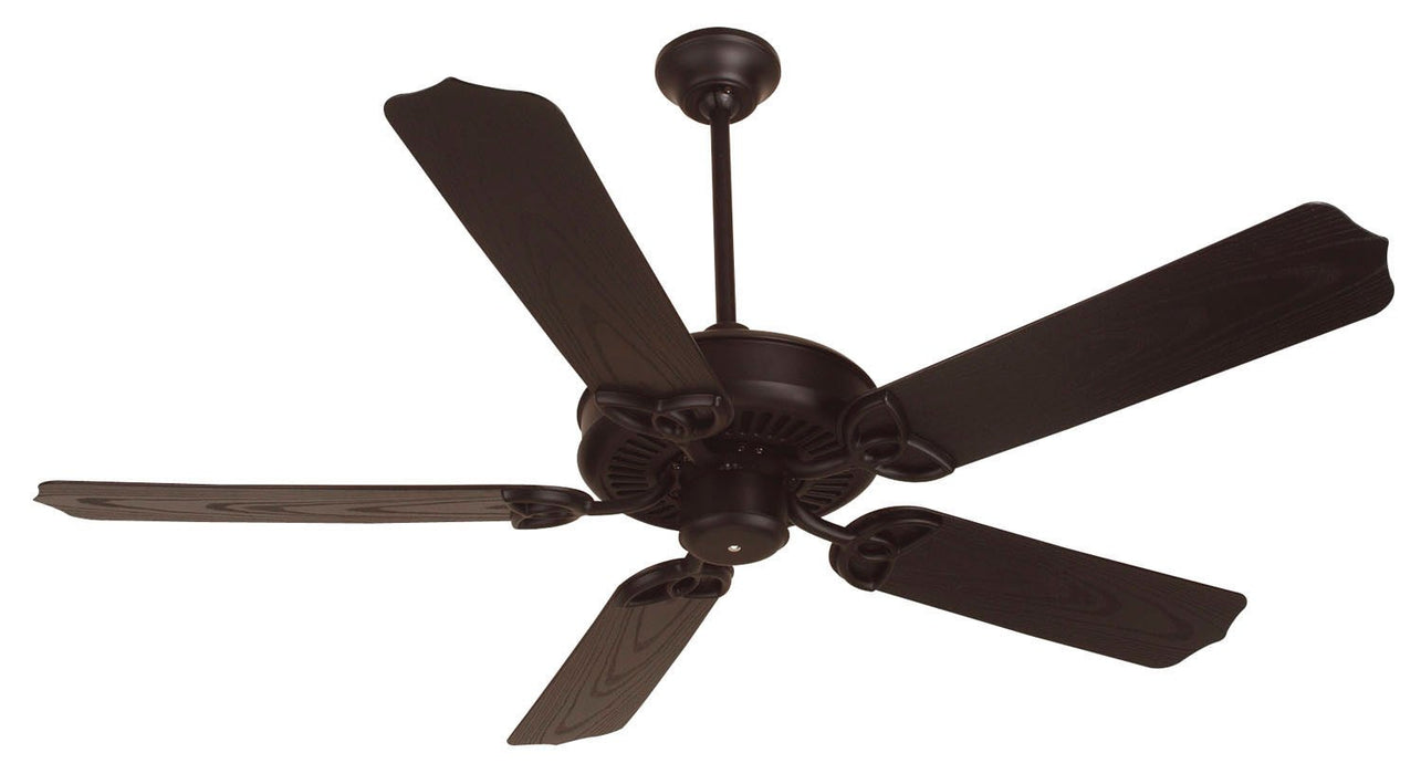 Craftmade - K10369 - 52" Ceiling Fan Motor with Blades Included - Outdoor Patio Fan - Brown