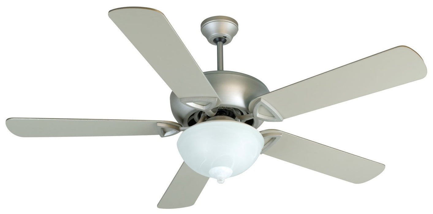 Craftmade - K10518 - 52" Ceiling Fan Motor with Blades Included - Leeward - Brushed Satin Nickel