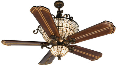 Craftmade - K10662 - 52" Ceiling Fan Motor with Blades Included - Cortana - Peruvian Bronze