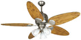 Craftmade - K10707 - 52" Ceiling Fan Motor with Blades Included - Kona Bay - Brushed Satin Nickel
