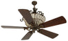Craftmade - K10878 - 52" Ceiling Fan Motor with Blades Included - Cortana - Peruvian Bronze