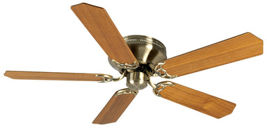 Craftmade - K10997 - 52" Ceiling Fan Motor with Blades Included - Pro Contemporary Flushmount - Antique Brass