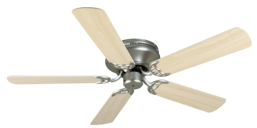 Craftmade - K11002 - 52" Ceiling Fan Motor with Blades Included - Pro Contemporary Flushmount - Brushed Satin Nickel