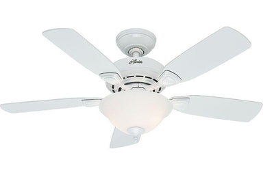 Hunter 52080 44" Caraway Five Minute Fan in Snow White