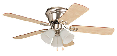 Craftmade - WC42BNK5C3F - 42" Ceiling Fan with Blades Included - Wyman - Brushed Polished Nickel