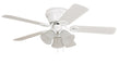 Craftmade - WC42WW5C3F - 42" Ceiling Fan with Blades Included - Wyman - White