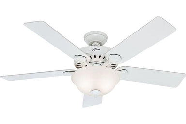 Hunter 53251 52" Pros Best Five Minute Fan in White