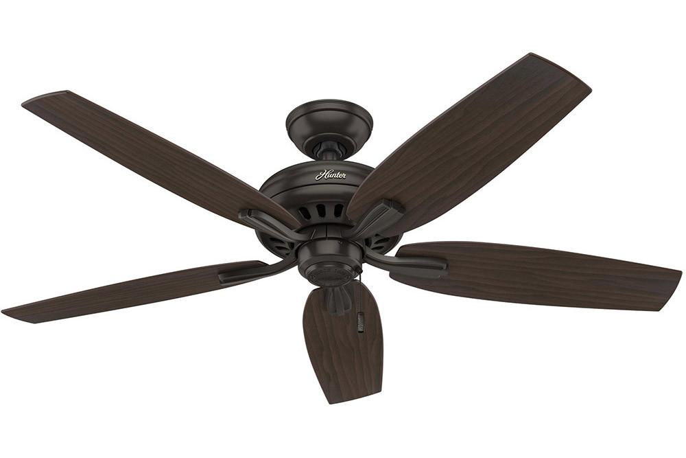 Hunter Newsome Collection - 52" Ceiling Fan in Premier Bronze No Light Kit