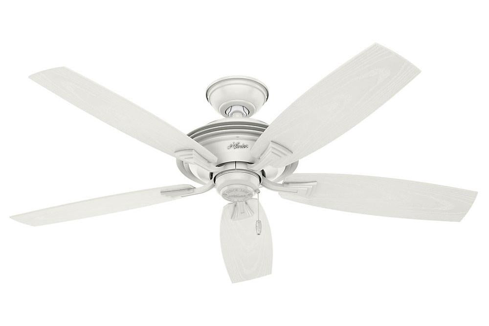 Hunter Rainsford - 52" Ceiling Fan in Fresh White- ETL Wet