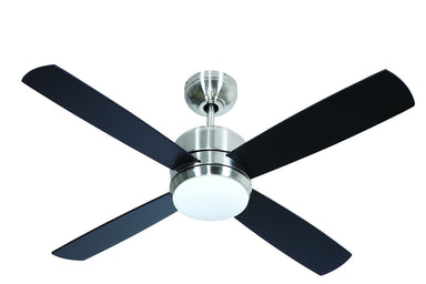 Craftmade MN44BNK4-LED 44" Ceiling Fan with Blades Included - Montreal in Stainless Steel