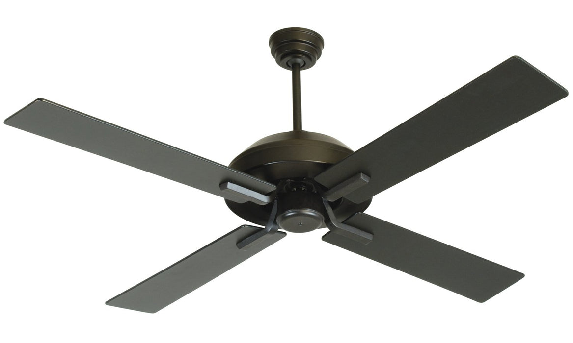 Craftmade South Beach SB52FB4 52" Ceiling Fan with Blades Included in Flat Black