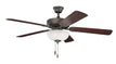 Kichler - 403SNB - 52``Ceiling Fan - Basics - Satin Natural Bronze