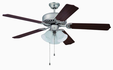 Craftmade - C205BN - 52" Ceiling Fan - Blades Sold Separately - Pro Builder 205 - Brushed Satin Nickel