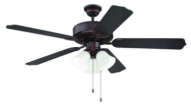 Craftmade - C205OB - 52" Ceiling Fan - Blades Sold Separately - Pro Builder 205 - Oiled Bronze