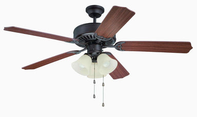 Craftmade - C206ABZ - 52" Ceiling Fan - Blades Sold Separately - Pro Builder 206 - Aged Bronze Brushed