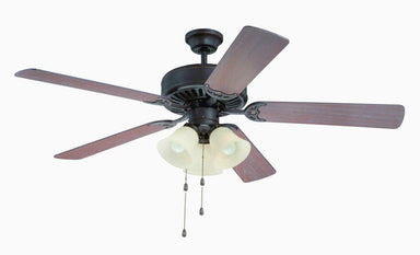 Craftmade - C206AG - 52" Ceiling Fan - Blades Sold Separately - Pro Builder 206 - Aged Bronze Textured