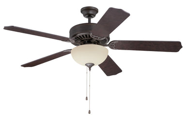 Craftmade - C208AG - 52" Ceiling Fan - Blades Sold Separately - Pro Builder 208 - Aged Bronze Textured