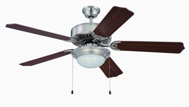 Craftmade - C209BNK - 52" Ceiling Fan - Blades Sold Separately - Pro Builder 209 - Brushed Polished Nickel