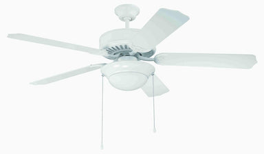 Craftmade - C209W - 52" Ceiling Fan - Blades Sold Separately - Pro Builder 209 - White