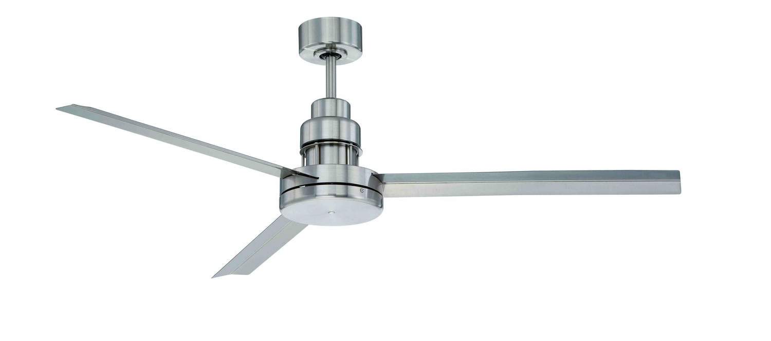 Craftmade Mondo MND54BNK3 54" Ceiling Fan with Blades Included in Brushed Polished Nickel