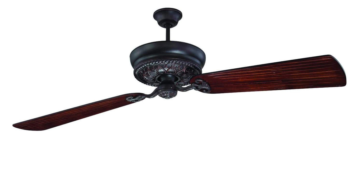 Craftmade - MNR52OBG - 52" Ceiling Fan - Blades Sold Separately - Monroe - Oiled Bronze Gilded