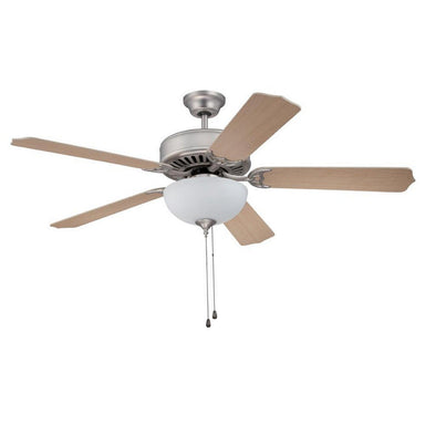 Craftmade - E207BN - 52" Ceiling Fan - Blades Sold Separately - Pro Builder 207 - Brushed Satin Nickel