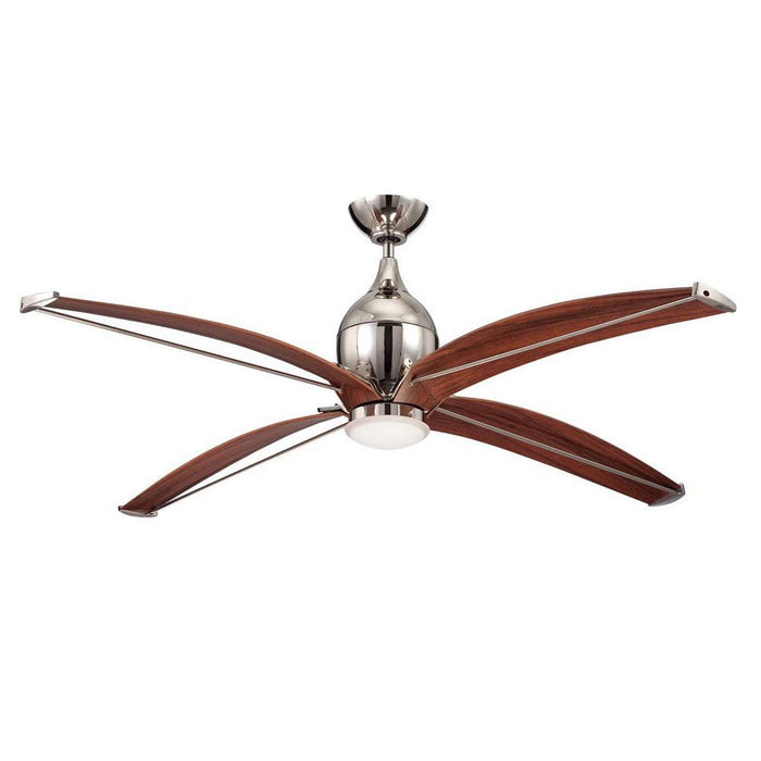 Craftmade - TRD60PLN4 - 60" Ceiling Fan with Blades Included - Tyrod - Polished Nickel