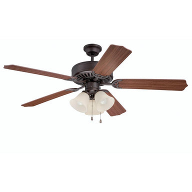 Craftmade - E206ABZ - 52" Ceiling Fan - Blades Sold Separately - Pro Builder 206 - Aged Bronze