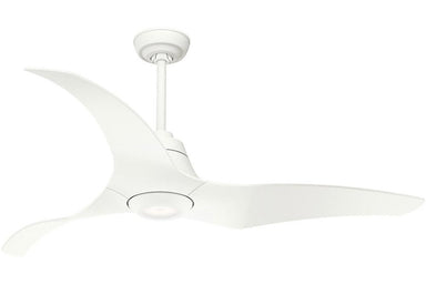 Casablanca Stingray - 60" Ceiling Fan in Porcelain White - 6 speed DC handheld remote control included