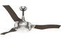 Casablanca Perseus - 64" Ceiling Fan in  Brushed Nickel / Walnut - 4 speed wall control included