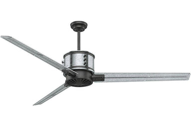 Casablanca Duluth - 72" Ceiling Fan in  Galvanized / Aged Steel - 3 speed wall control included