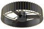 Hunter Vault - 30" Ceiling Fan in Matte Black + Modern Brass