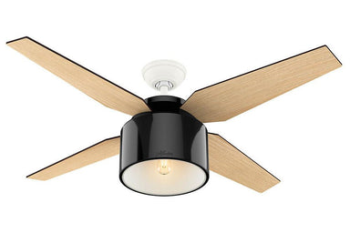 Hunter Cranbrook Collection - 52" Ceiling Fan in Gloss Black