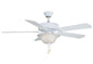 Fanimation - BP220MW1-220 - 52" Ceiling Fan - Aire Decor Bowl - Matte White