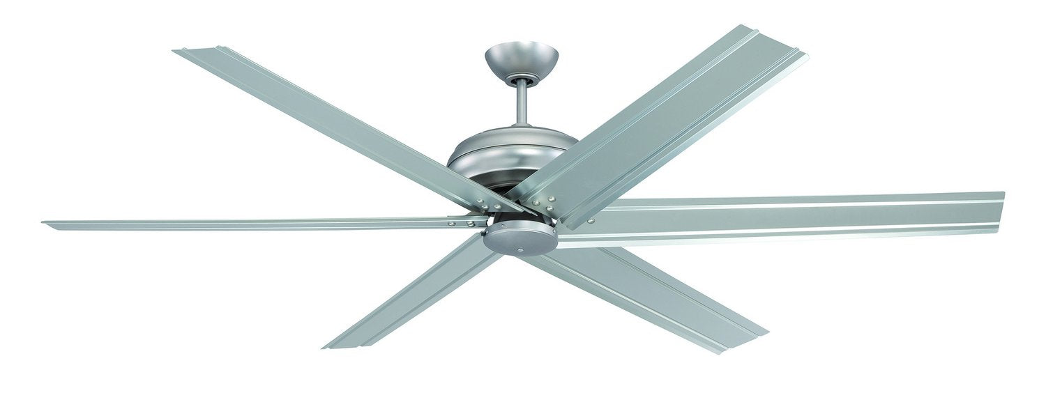 Craftmade COL72BN6 72" Ceiling Fan with Blades Included - Colossus in Brushed Pewter