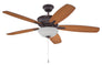 Craftmade - PNB52OBG5 - 52" Ceiling Fan with Blades Included - Penbrooke - Oiled Bronze Gilded