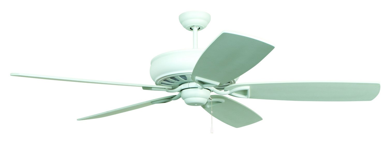 Craftmade - SUA62WW5 - 62" Ceiling Fan with Blades Included - Supreme Air - White