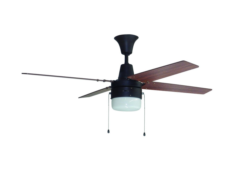 Craftmade CON48ABZ4C1 48" Ceiling Fan with Blades Included - Wakefield in Aged Bronze Brushed