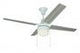 Craftmade CON48W4C1 48" Ceiling Fan w/Light kit - Wakefield in White