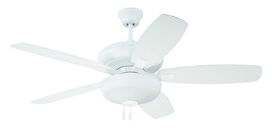 Craftmade Forza FZA52W5C1 52" Ceiling Fan with Blades Included in White