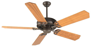 Craftmade - K10018 - 52" Ceiling Fan Motor with Blades Included - American Tradition - Aged Bronze Textured