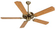 Craftmade - K10620 - 52" Ceiling Fan Motor with Blades Included - Pro Builder - Antique Brass