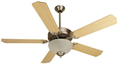 Craftmade - K10624 - 52" Ceiling Fan Motor with Blades Included - Pro Builder 201 - Brushed Satin Nickel