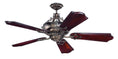 Craftmade - K11063 - 52" Ceiling Fan Motor with Blades Included - Wellington XL - Tarnished Silver