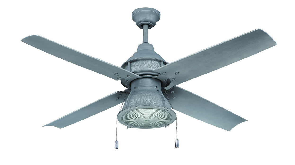 Craftmade Port Arbor PAR52AGV4 52" Ceiling Fan with Blades Included in Aged Galvanized