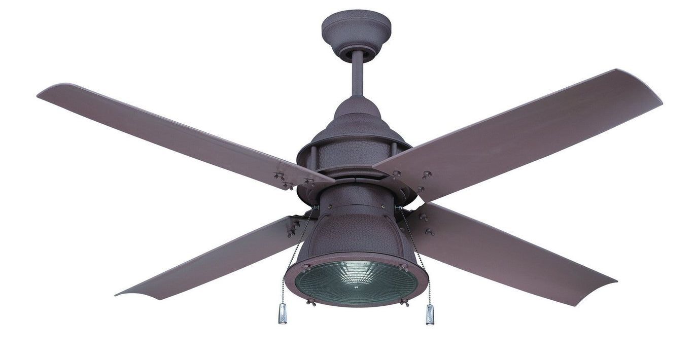 Craftmade Port Arbor PAR52RI4 52" Ceiling Fan with Blades Included in Rustic Iron