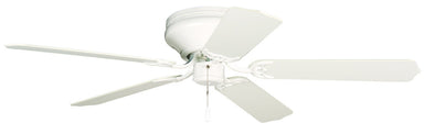 Craftmade - PFC52W - 52" Ceiling Fan - Blades Sold Separately - Pro Contemporary Flushmount - White