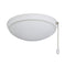 Emerson LK65SW Two Light Ceiling Fan Light Fixture - Moon in Satin White