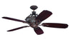 Craftmade - K11064 - 52" Ceiling Fan Motor with Blades Included - Wellington XL - Aged Bronze Textured
