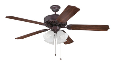 Craftmade - K11077 - 52" Ceiling Fan Motor with Blades Included - Pro Builder 203 - Oiled Bronze